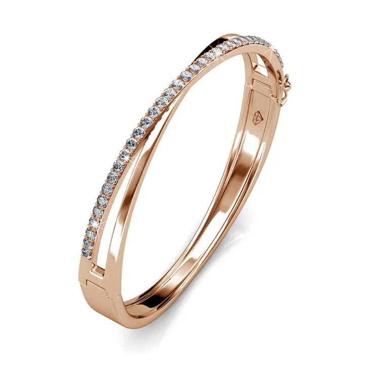 Presentset –  Klocka & Criss-armband i Roséguld