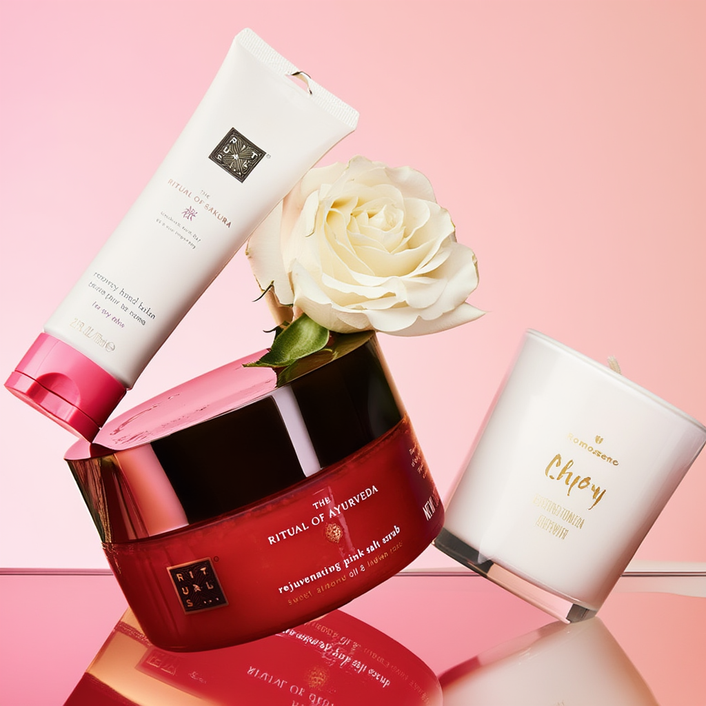 Rituals Sakura & Ayurveda + Vaniljdoftljus – Lyxig Presentbox
