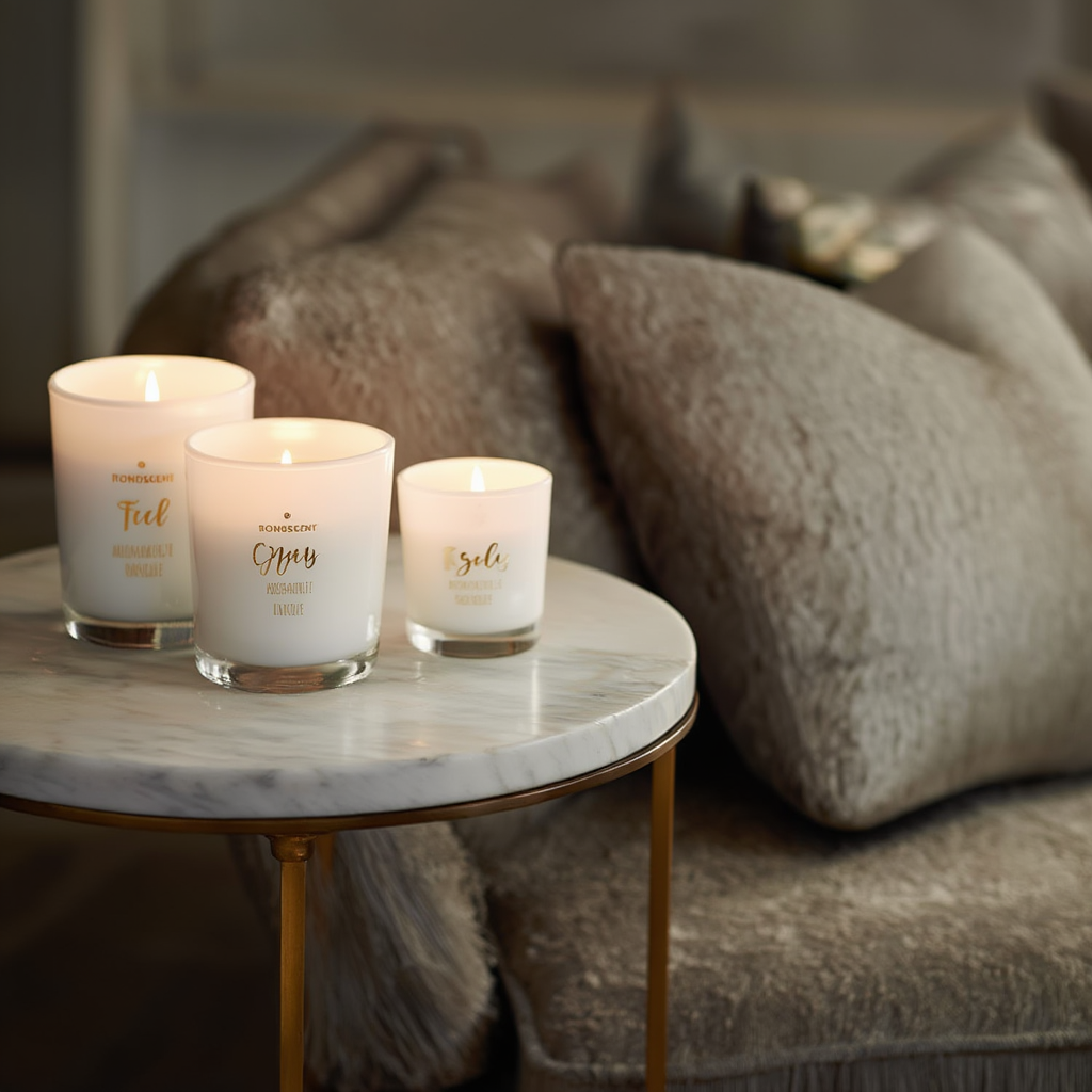 Doftljusset Vanilj – 3-pack i Elegant Presentask